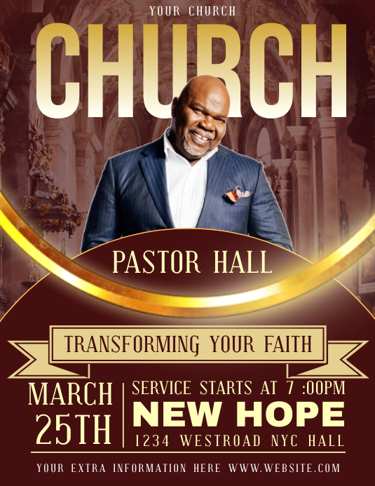 Editable Church Flyer Templates