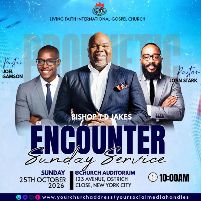 Church Event Promotion Template | PosterMyWall
