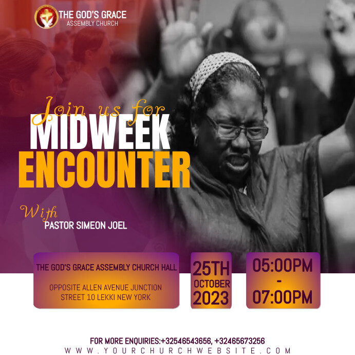 Church event flyer TEMPLATE | PosterMyWall