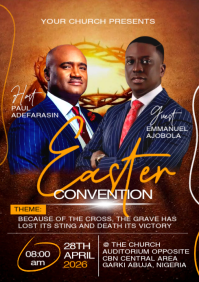 church event flyer template A1