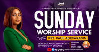 Church event flyer template Immagine condivisa di Facebook