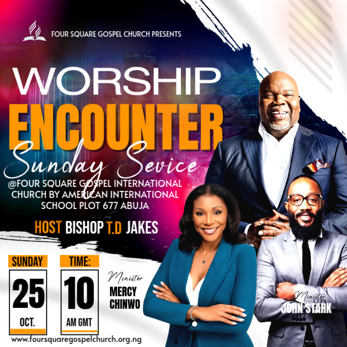 White Church Event Instagram Ad Template | PosterMyWall