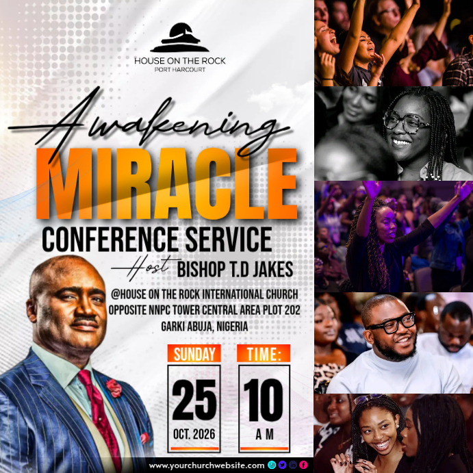 Plantilla de Church Event Flyer Instagram Ad | PosterMyWall