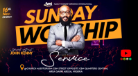 church event flyer template Voorlegging (16:9)
