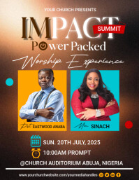 church event flyer template