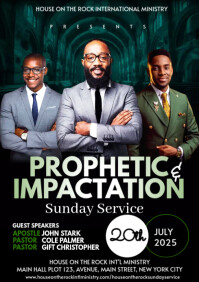 church event flyer template A4