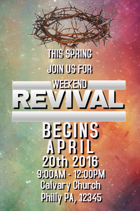 CHURCH EVENT Poster template