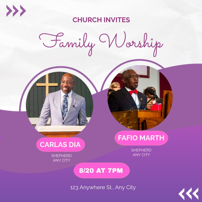 Church Event  Poster Template