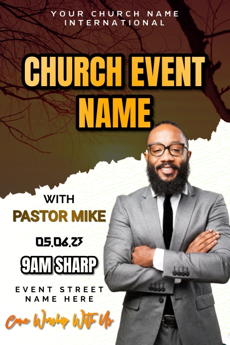 Church event template Poster