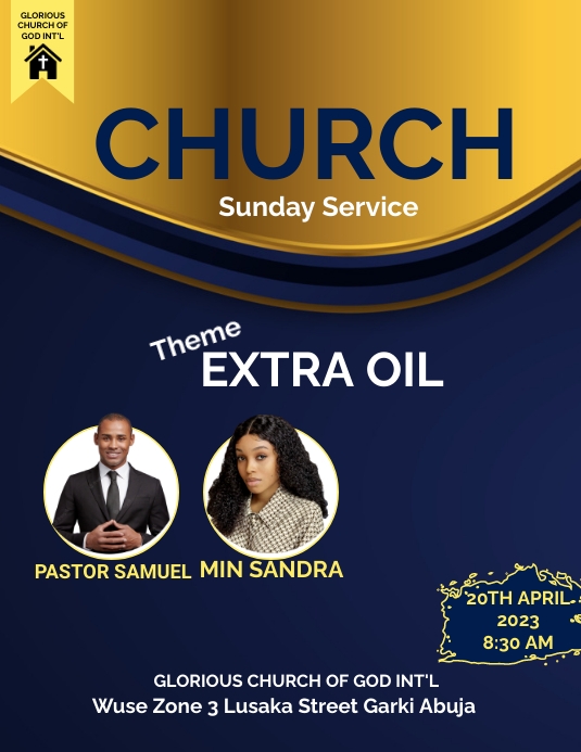 Church events Template | PosterMyWall