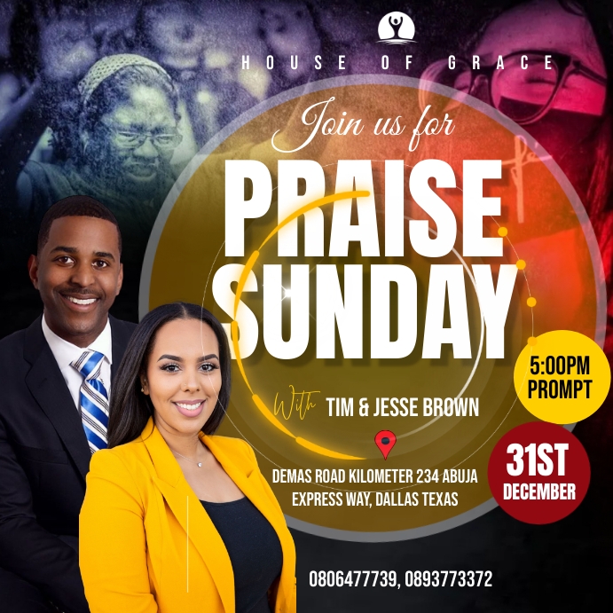 church events Template | PosterMyWall