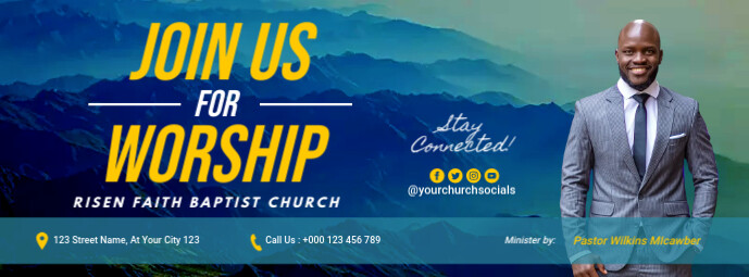 Church Facebook Cover (7) template