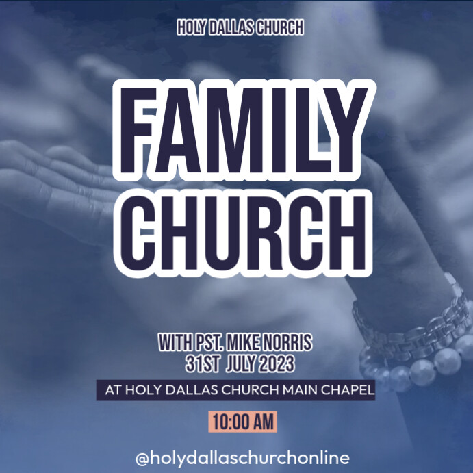 church family Template | PosterMyWall