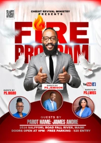 CHURCH FIRE PROGRAM A3 template