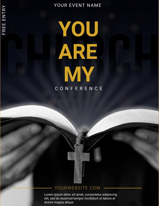 CHURCH FLAYER TEMPLATE Flyer (US Letter)