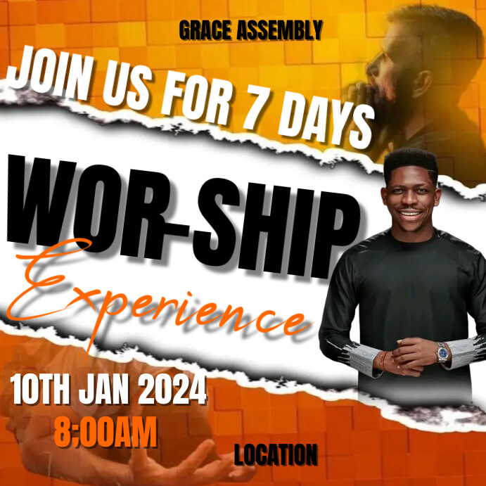 church flier template Instagram Post