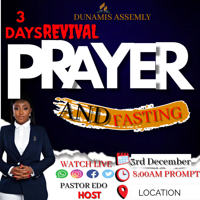 church flier template PosterMyWall