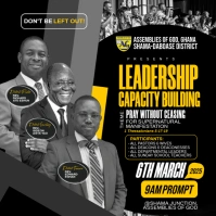 church flyer, conference Instagram Plasing template