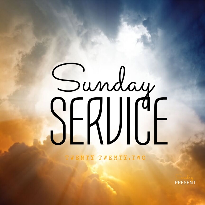 CHURCH FLYER,SUNDAY SERVICE (7) Template | PosterMyWall