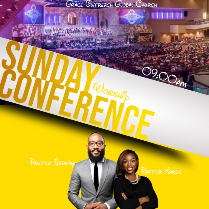 Church Flyer and Event flyer Instagram Post template