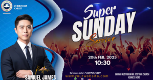 Purple Church Event Facebook Event Cover Template