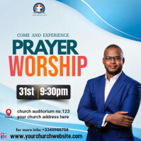 CHURCH FLYER Instagram Post template