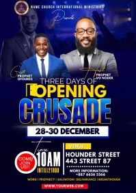 church flyer A4 template