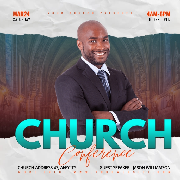 Church flyer Template PosterMyWall