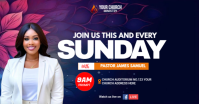 CHURCH FLYER Facebook Shared Image template