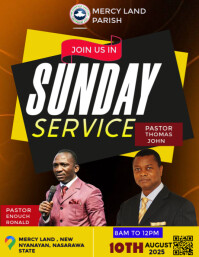 CHURCH FLYER template