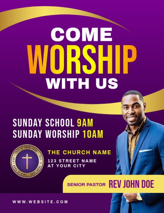 Church Flyer Template PosterMyWall