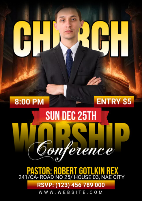 Modèle Church Flyer | PosterMyWall