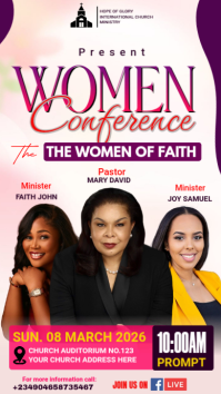 CHURCH FLYER Instagram-Story template