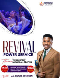 CHURCH FLYER template