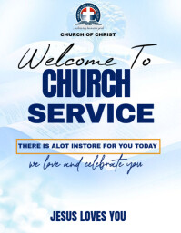 CHURCH FLYER template
