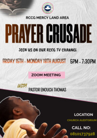 CHURCH FLYER A3 template