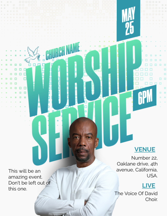 Church Flyer Template PosterMyWall Church Flyer Template PosterMyWall