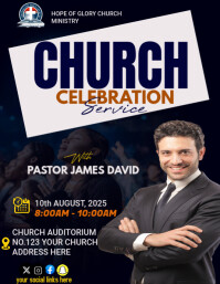 CHURCH FLYER Volantino (US Letter) template