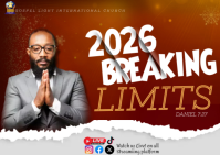 Church Flyer Postcard template