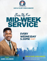 CHURCH FLYER template