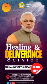 CHURCH FLYER Instagram 快拍 template