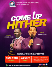 CHURCH FLYER template