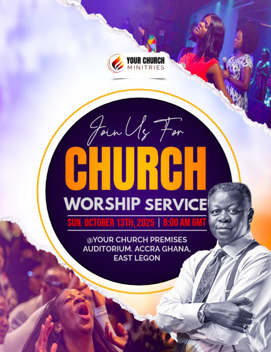 Church flyer PosterMyWall