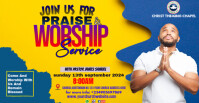 CHURCH FLYER Facebook Event Cover template