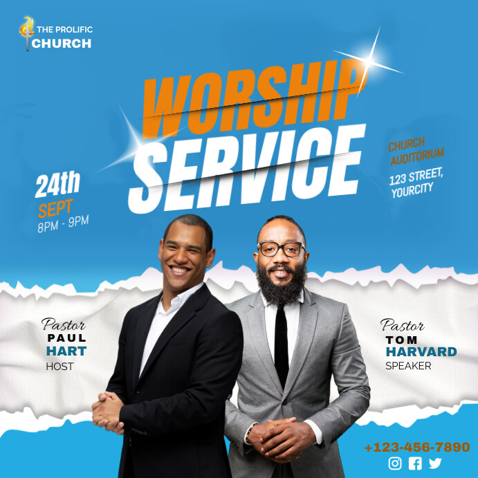 Church Flyer | PosterMyWall