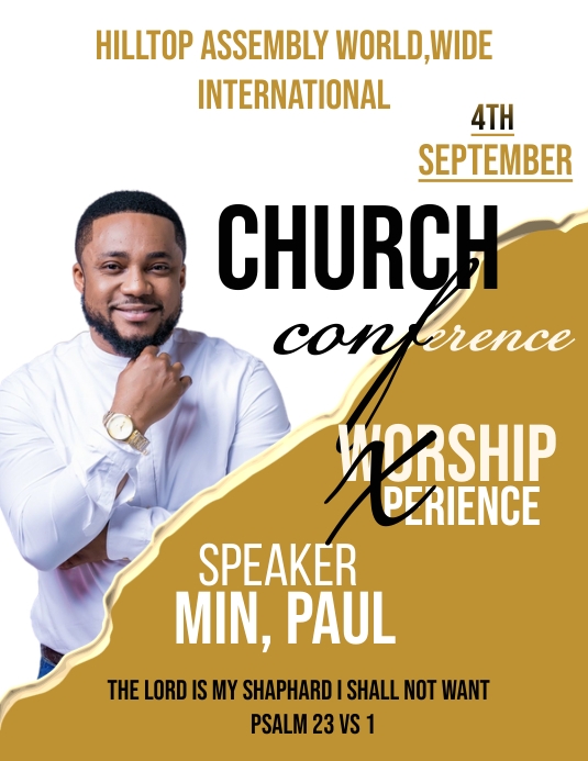 CHURCH FLYER Template PosterMyWall