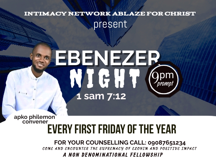 Church flyer Folheto (US Letter) template