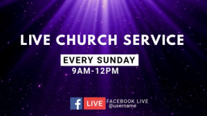 Church flyer Presentasi (16:9) template