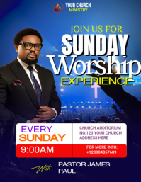 CHURCH FLYER template