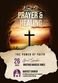 Church Flyer A3 template